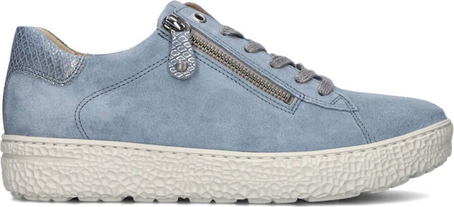 HARTJES Lage Sneakers Dames 162.1401 Maat: 37 5 Materiaal: Suède Kleur: Blauw