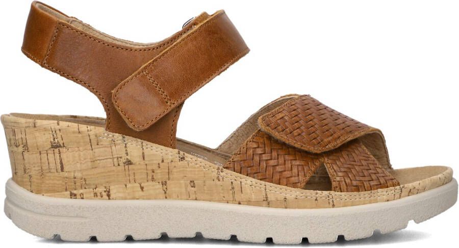 HARTJES Sandalen Dames 132.1706 Maat: 40 Materiaal: Leer Kleur: Bruin