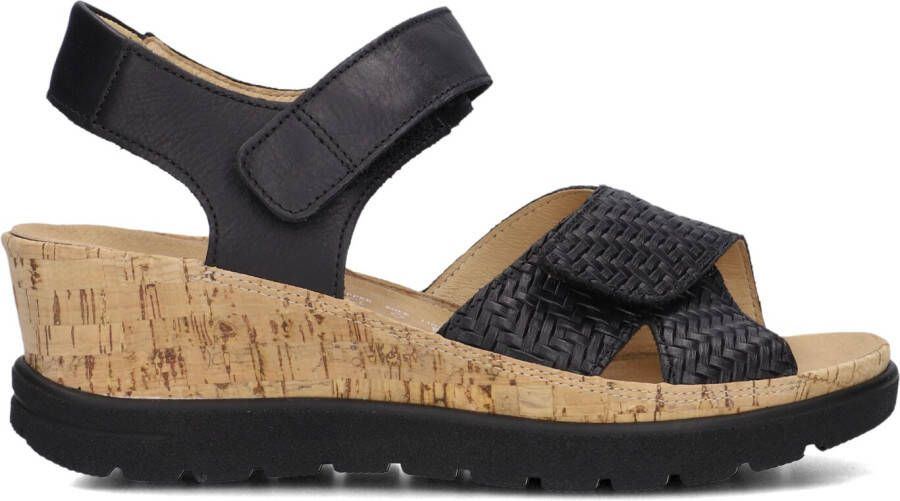 HARTJES Sandalen Dames 132.1706 Maat: 40 Materiaal: Leer Kleur: Zwart
