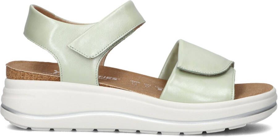 HARTJES Sandalen Dames 132.2002 Woogie Maat: 42 Materiaal: Leer Kleur: Groen