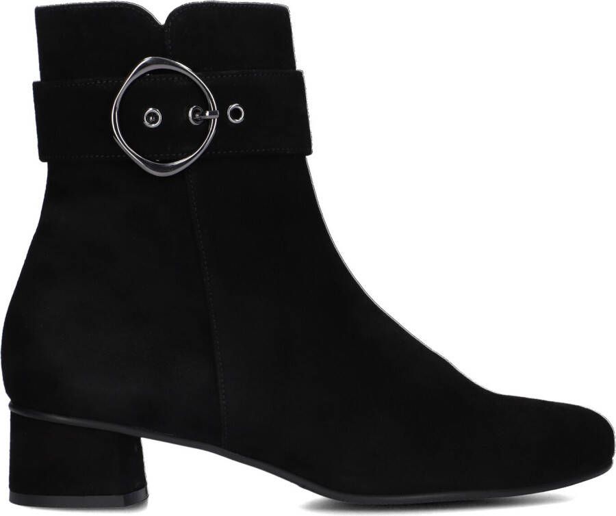 HASSIA Enkellaarsjes Dames Siena Maat: 41 Materiaal: Suède Kleur: Zwart