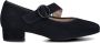 HASSIA Hakken Dames 302458 Maat: 41 5 Materiaal: Suède Kleur: Blauw - Thumbnail 3