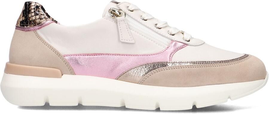 HASSIA Lage Sneakers Dames Bordeau Maat: 42 5 Materiaal: Suède Kleur: Wit