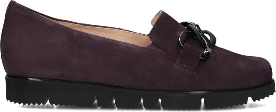 Hassi-A Hassia Instappers Dames Instapschoenen Damesschoenen Suède 301537 Paars + - Foto 3