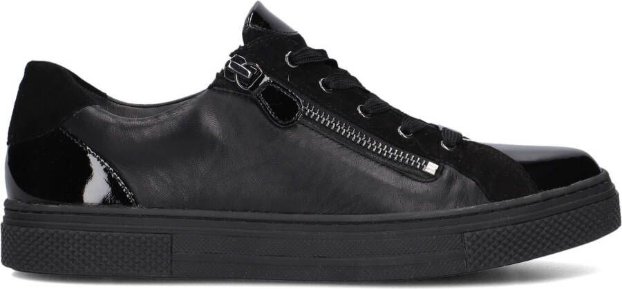 HASSIA Lage Sneakers Dames 301233 Led Zwart Maat: 42 5 Materiaal: Leer Kleur: Zwart - Foto 2