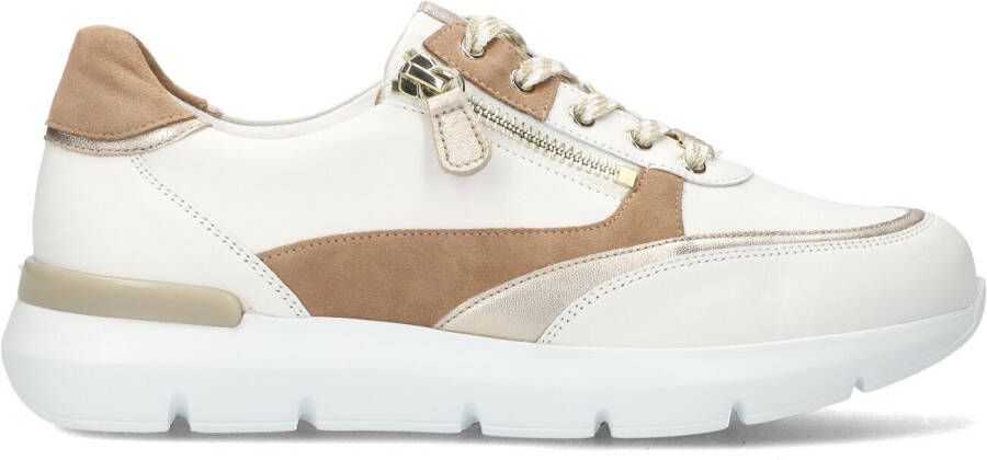 HASSIA Lage Sneakers Dames Bordeaux Maat: 43 Materiaal: Leer Kleur: Camel