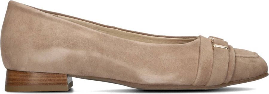 HASSIA Loafers Dames 300822 Napoli Maat: 37 5 Materiaal: Suède Kleur: Beige
