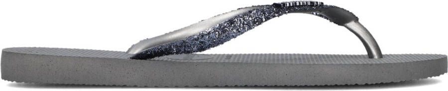 HAVAIANAS Teenslippers Dames Kids Slim Glitter Ii Maat: 41 42 Materiaal: Rubber Kleur: Grijs - Foto 9