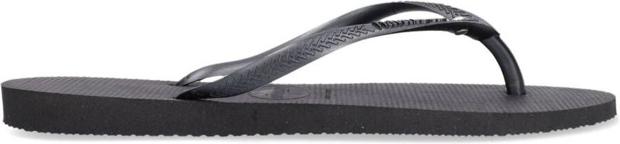 HAVAIANAS Teenslippers Dames Slim Crystal Sw Ii Maat: 35 36 Materiaal: Rubber Kleur: Zwart