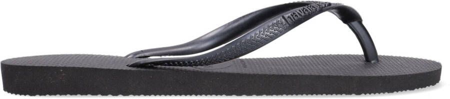 HAVAIANAS Teenslippers Dames Slim Dames Maat: 35 36 Materiaal: Rubber Kleur: Zwart