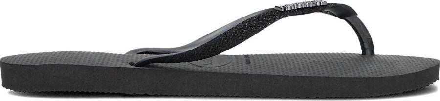 HAVAIANAS Teenslippers Dames Slim Glitter Ii Maat: 39 40 Materiaal: Rubber Kleur: Zwart - Foto 13