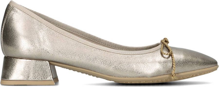 HISPANITAS Ballerina Dames Hv243466 Met Maat: 36 Materiaal: Leer Kleur: Goud