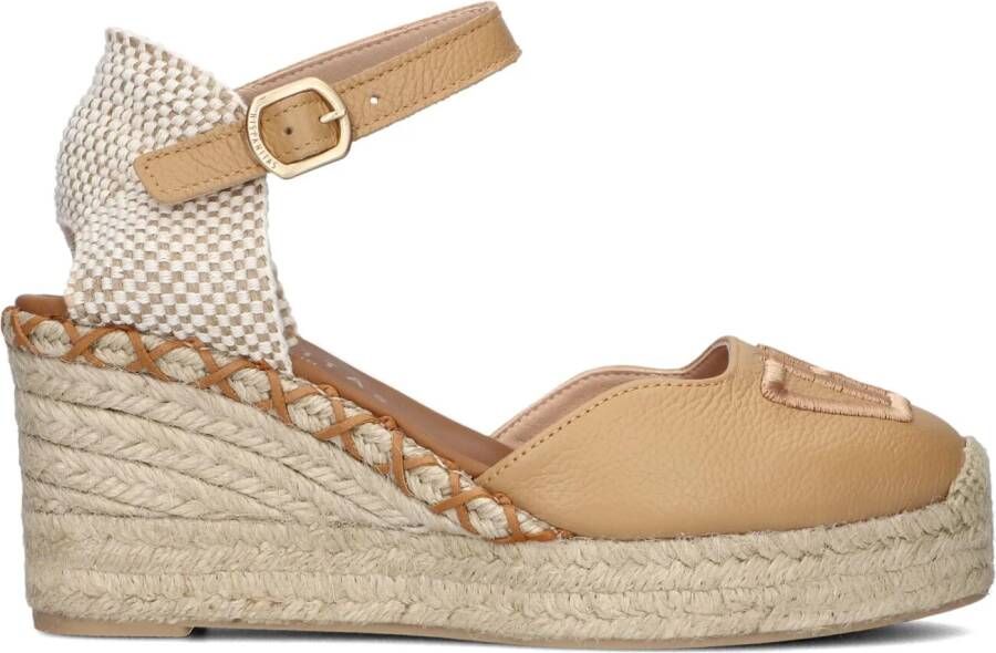 HISPANITAS Espadrilles Dames Hv243449 Maat: 36 Materiaal: Leer Kleur: Bruin - Foto 1