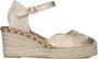 HISPANITAS Espadrilles Dames Hv243449 Maat: 36 Materiaal: Leer Kleur: Goud - Thumbnail 2
