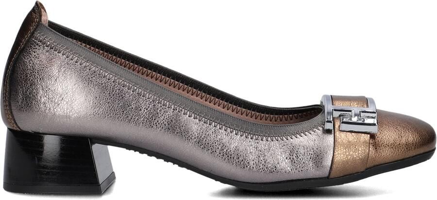 Hispanitas Chi243670 Met Ballerina's Dames Ballarina Schoenen Instappers Zilver