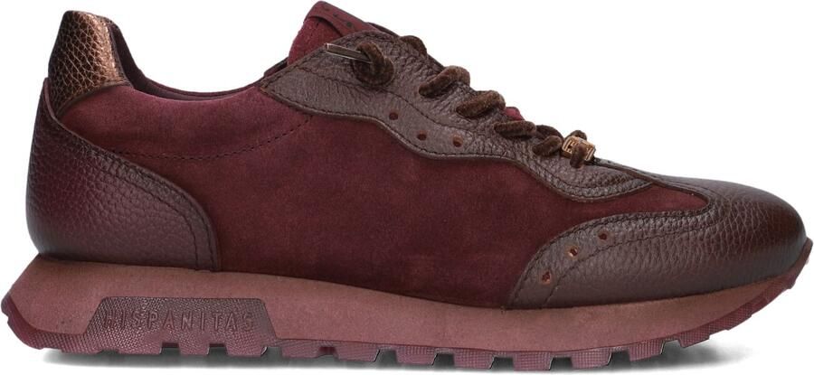 HISPANITAS Lage Sneakers Dames Chi265106 C005 Suède Bordeaux