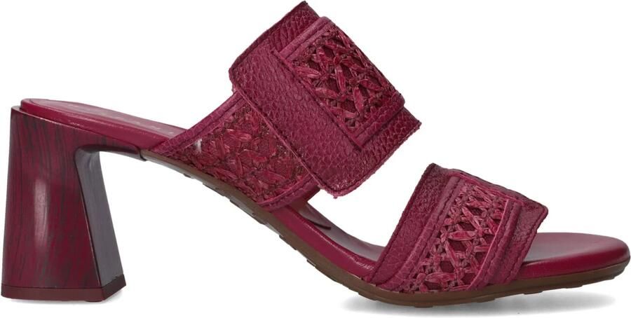 HISPANITAS Muiltjes Dames Rhv264747 Maat: 38 Materiaal: Leer Kleur: Rood