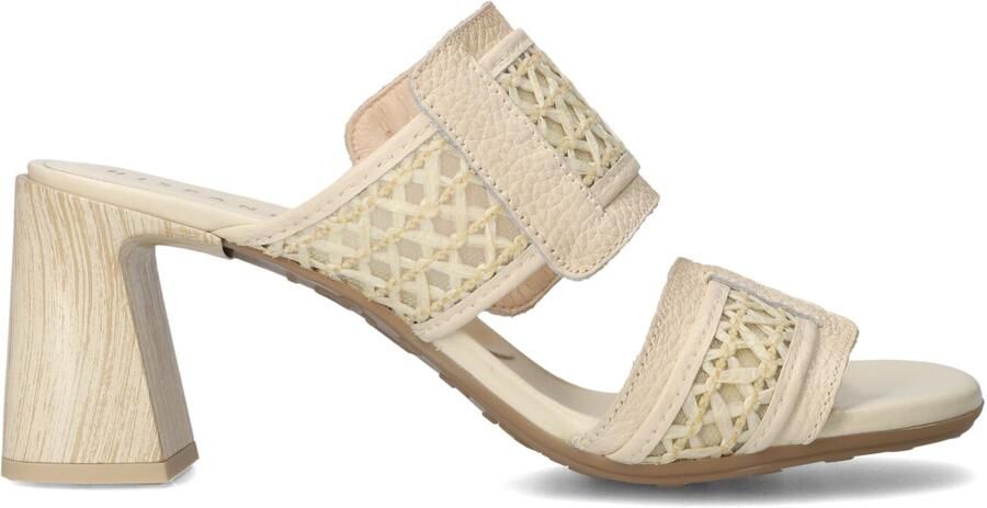 HISPANITAS Muiltjes Dames Rhv264747 Maat: 35 Materiaal: Raffia Kleur: Beige