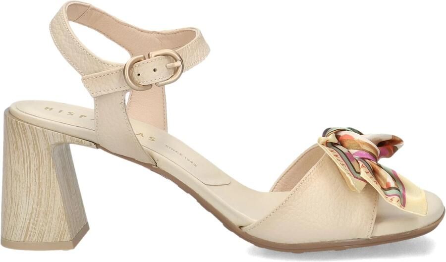 HISPANITAS Sandalen met Hak Dames Hv264868 Maat: 36 Materiaal: Leer Kleur: Beige - Foto 3