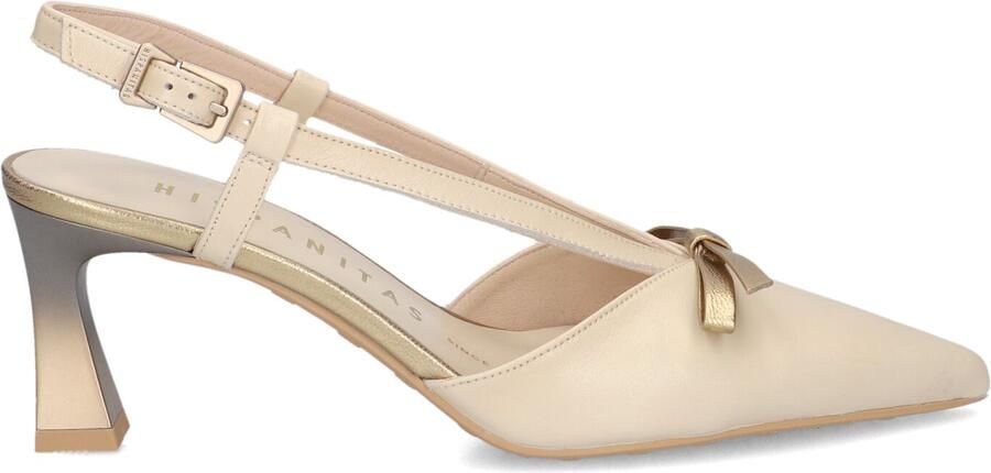 HISPANITAS Slingbacks Dames Bhv264678 Maat: 39 Materiaal: Leer Kleur: Beige - Foto 4
