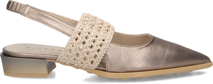 HISPANITAS Slingbacks Dames Hv264866 Maat: 37 Materiaal: Leer Kleur: Bronskleurig - Foto 5