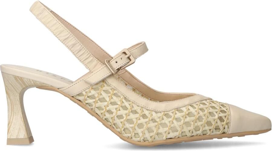 HISPANITAS Slingbacks Dames Rhv264671 Maat: 40 Materiaal: Raffia Kleur: Beige - Foto 5
