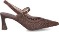 HISPANITAS Slingbacks Dames Rhv264671 Leer Bruin - Bruin