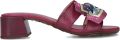 HISPANITAS Slippers Dames Hv264768 Leer Paars - Paars