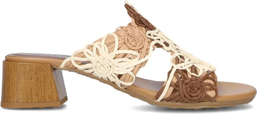 HISPANITAS Slippers Dames Hv264841 Maat: 36 Materiaal: Raffia Kleur: Beige - Foto 3