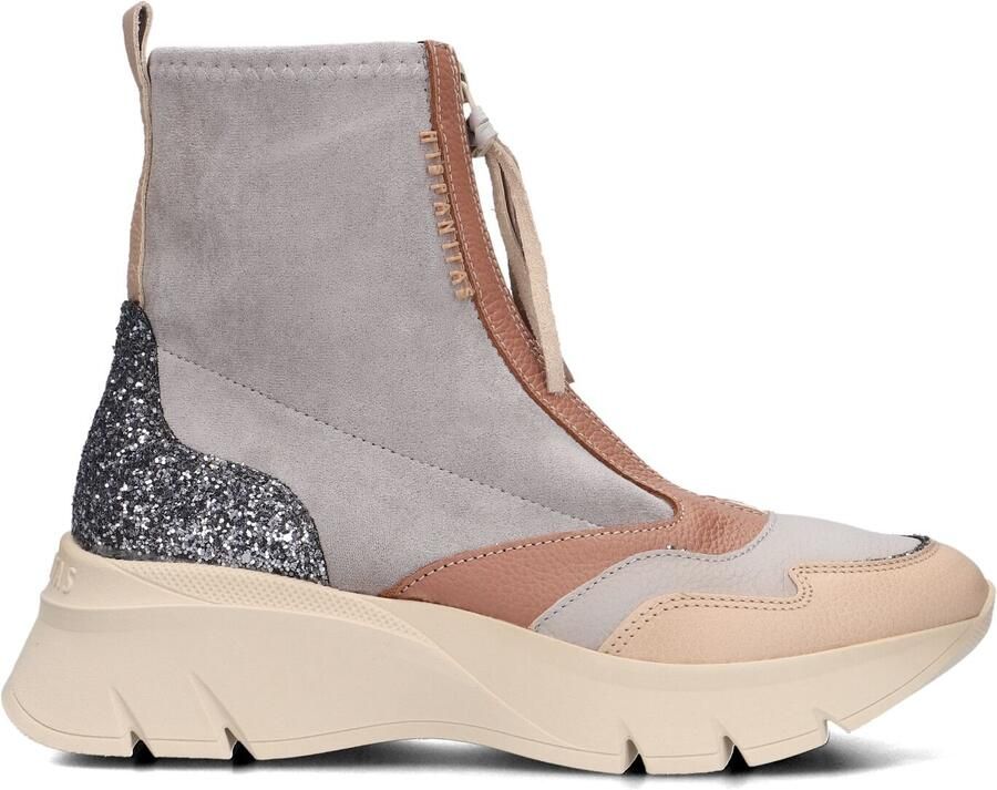 HISPANITAS Sneakers Dames Chi243628 Maat: 39 Materiaal: Suède Kleur: Beige