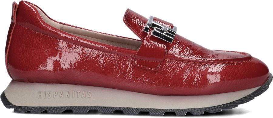 HISPANITAS Instappers Dames Hi243621 Lak Maat: 37 Materiaal: Lakleer Kleur: Rood - Foto 3
