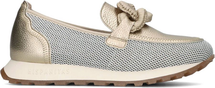 HISPANITAS Instappers Dames Hv243270 Maat: 38 Materiaal: Leer Kleur: Goud
