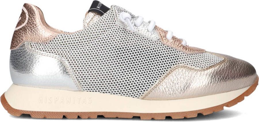 HISPANITAS Lage Sneakers Dames Chv253869 Maat: 41 Materiaal: Leer Kleur: Brons