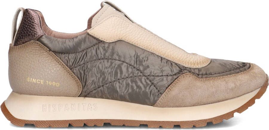 HISPANITAS Lage Sneakers Dames Hi254222 Maat: 39 Materiaal: Leer Kleur: Beige - Foto 5