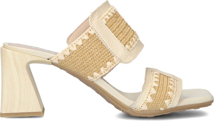 HISPANITAS Muiltjes Dames Hv253946 Maat: 42 Materiaal: Raffia Kleur: Beige