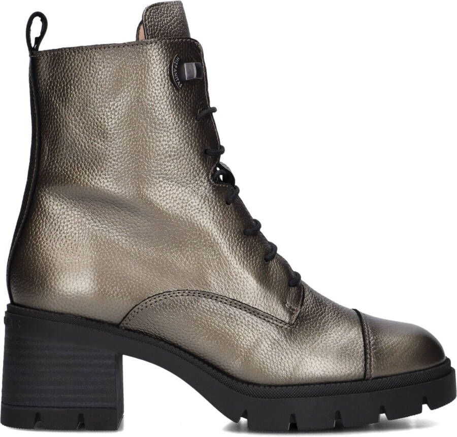 HISPANITAS Veterboots Dames Hi243605 Maat: 41 Materiaal: Leer Kleur: Brons