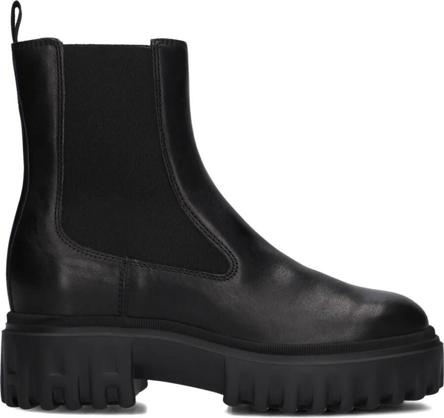 HOGAN Chelsea Boots Dames H700 Chelsea Maat: 36 Materiaal: Leer Kleur: Zwart
