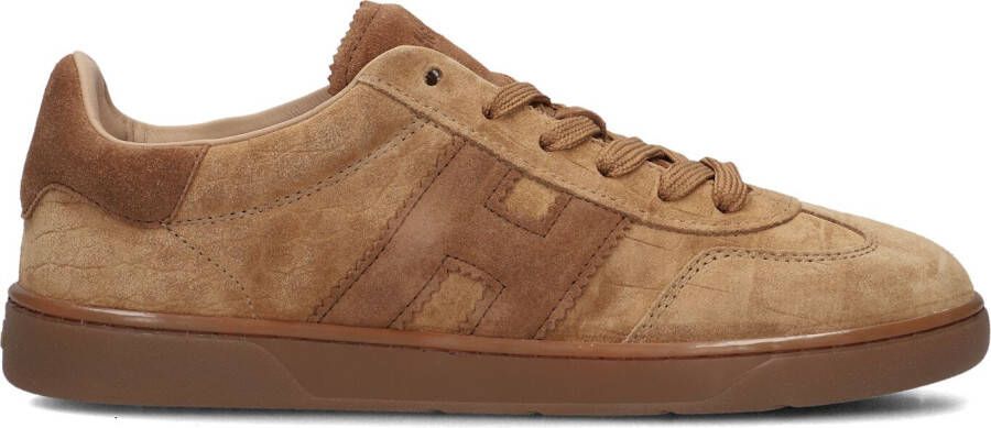 HOGAN Lage Sneakers Dames Cool Allacciato H Maat: 41 Materiaal: Suède Kleur: Cognac