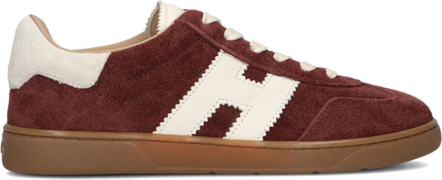 HOGAN Lage Sneakers Dames Cool Allacciato H Maat: 40 Materiaal: Suède Kleur: Bordeaux
