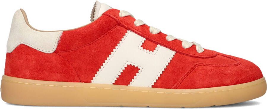 HOGAN Lage Sneakers Dames Cool Allacciato Maat: 38 Materiaal: Suède Kleur: Rood - Foto 3