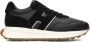 HOGAN Lage Sneakers Dames H641 Allacciato H Patch Maat: 38 Materiaal: Leer Kleur: Zwart - Thumbnail 2