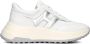 HOGAN Lage Sneakers Dames H669 Allacciato Maat: 40 Materiaal: Leer Kleur: Wit - Thumbnail 2