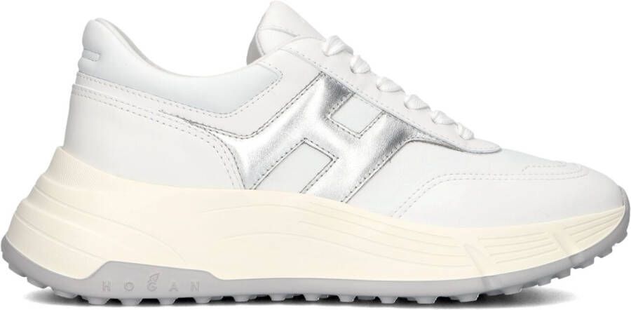 HOGAN Lage Sneakers Dames H669 Allacciato Maat: 35 Materiaal: Leer Kleur: Wit
