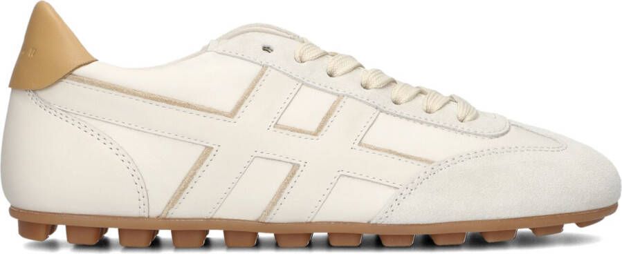 HOGAN Lage Sneakers Dames H693 Allacciato H Maat: 38 5 Materiaal: Leer Kleur: Gebroken wit