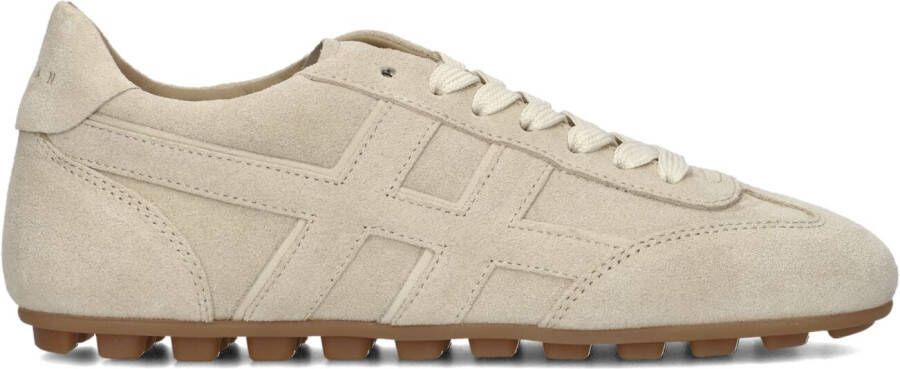 HOGAN Lage Sneakers Dames H693 Allacciato H Maat: 38 Materiaal: Suède Kleur: Beige