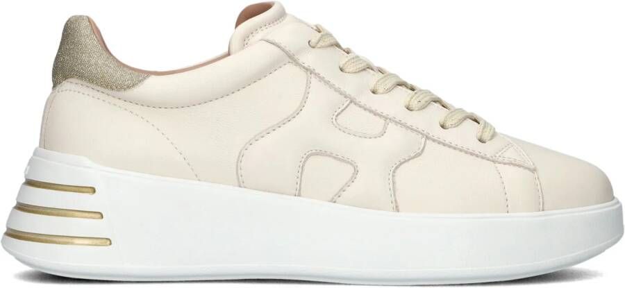 HOGAN Lage Sneakers Dames Rebel H564 Allacciato Maat: 39 Materiaal: Leer Kleur: Goud - Foto 11