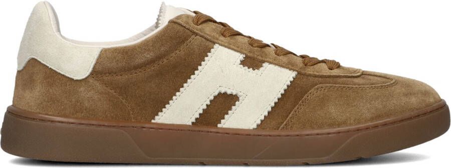 HOGAN Lage Sneakers Heren Cool Allacciato H Maat: 42 5 Materiaal: Suède Kleur: Bruin