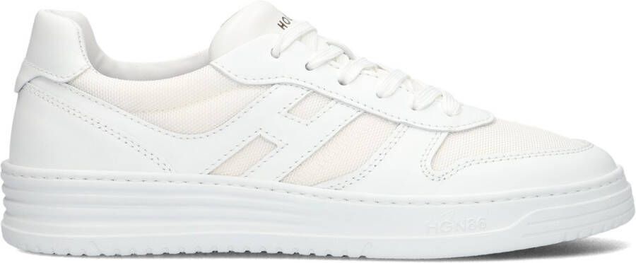 HOGAN Lage Sneakers Heren Hxm6300fg70 Maat: 12 Materiaal: Leer Kleur: Wit