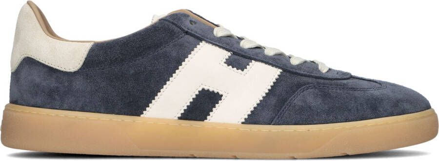 HOGAN Lage Sneakers Heren Hxm6470fb60 Maat: 43 5 Materiaal: Suède Kleur: Blauw