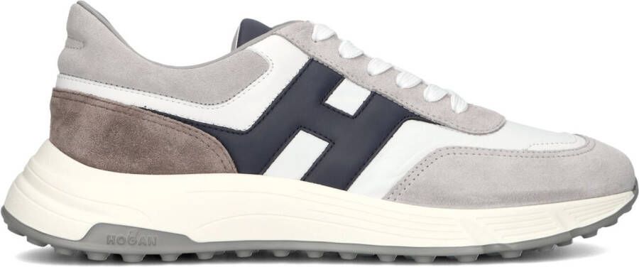 HOGAN Lage Sneakers Heren Hyperlight Allac Nuova H Maat: 41 Materiaal: Suède Kleur: Grijs